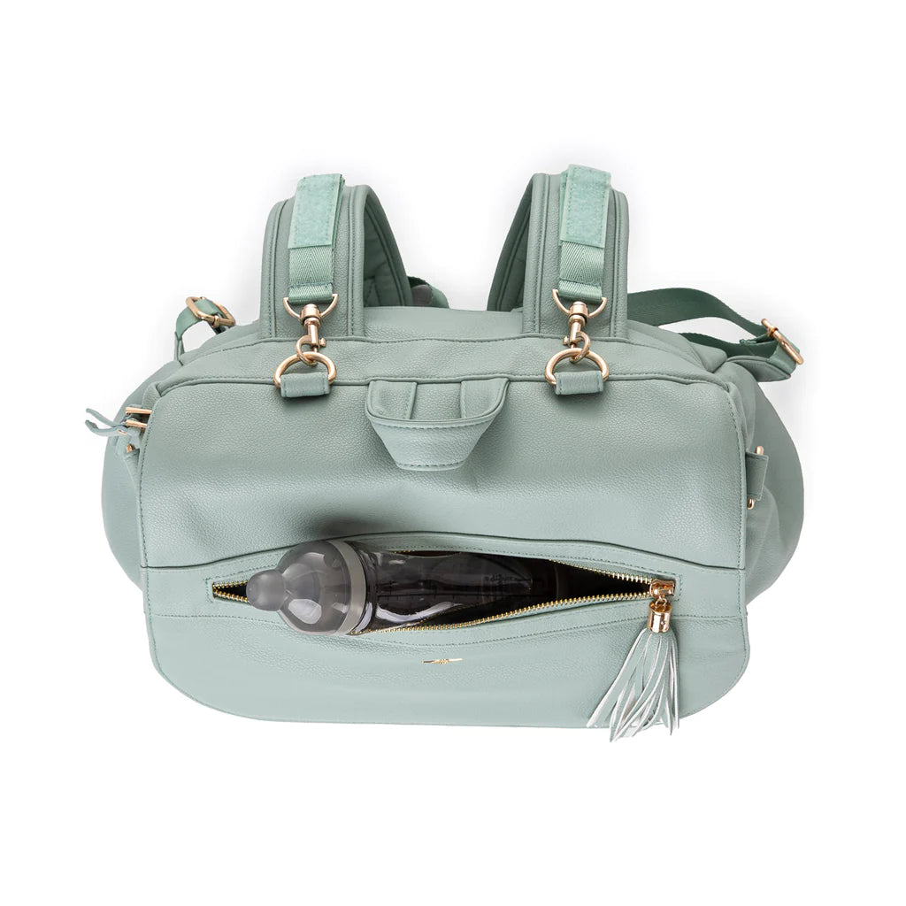 Vegan Leather Lilli Changing Bag - Mint