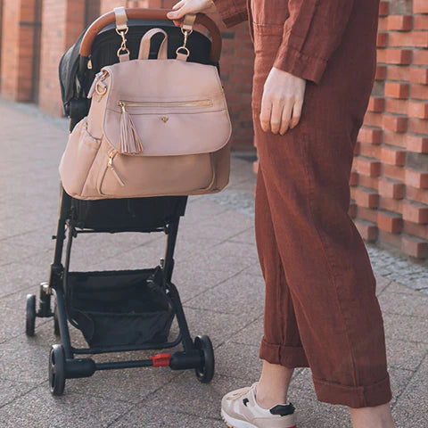 Vegan Leather Lilli Changing Bag - Frappe