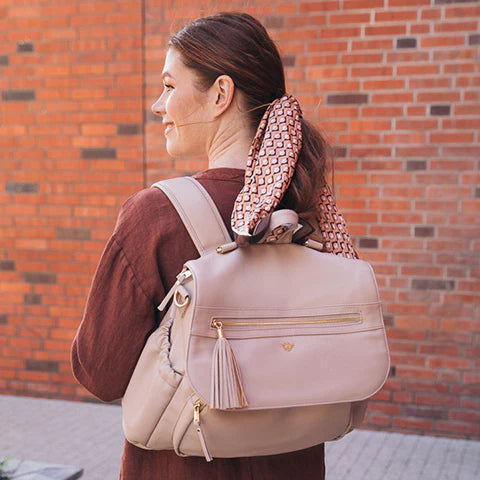 Vegan Leather Lilli Changing Bag - Frappe
