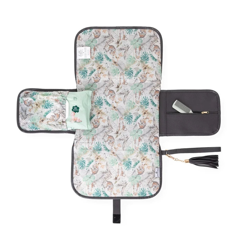 Vegan Leather Nappy Change Clutch Bag - Mint