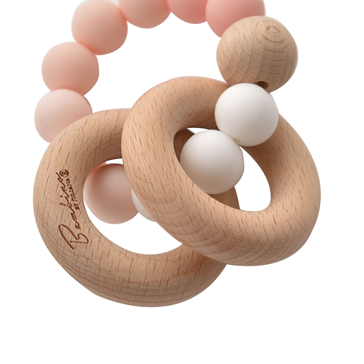 Bambino Pink Ombré Teething Toy