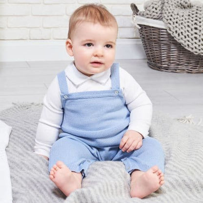 Baby Boy Knitted Dungarees