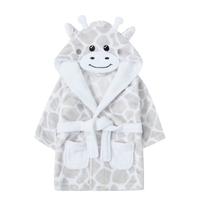 Grey Giraffe Dressing Gown