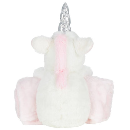 Baby Unicorn Toy & Embossed Blanket Gift Set