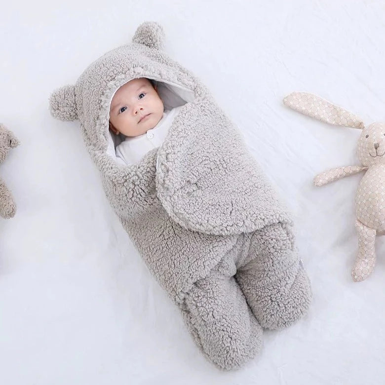 Teddy Pramsuit Swaddle Wrap
