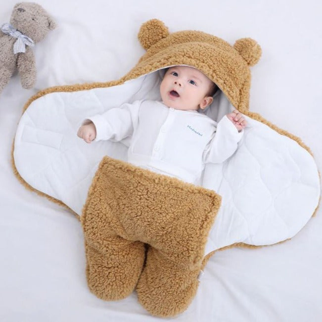 Teddy Pramsuit Swaddle Wrap