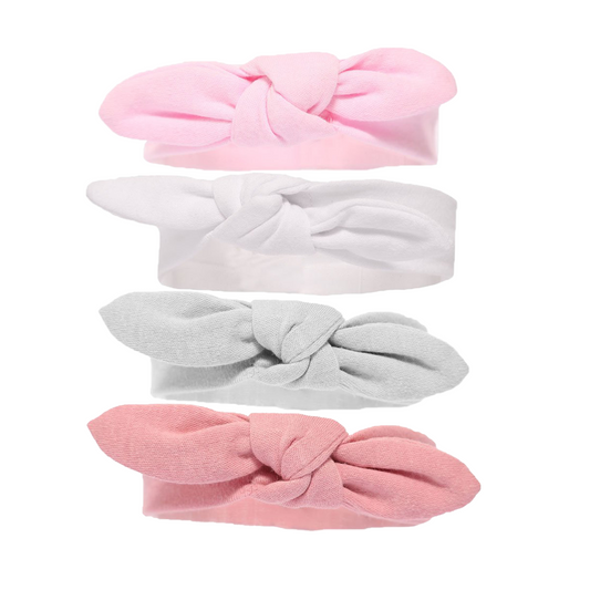 Baby Girls Knot Headband Set of 4 (0-1 Years)