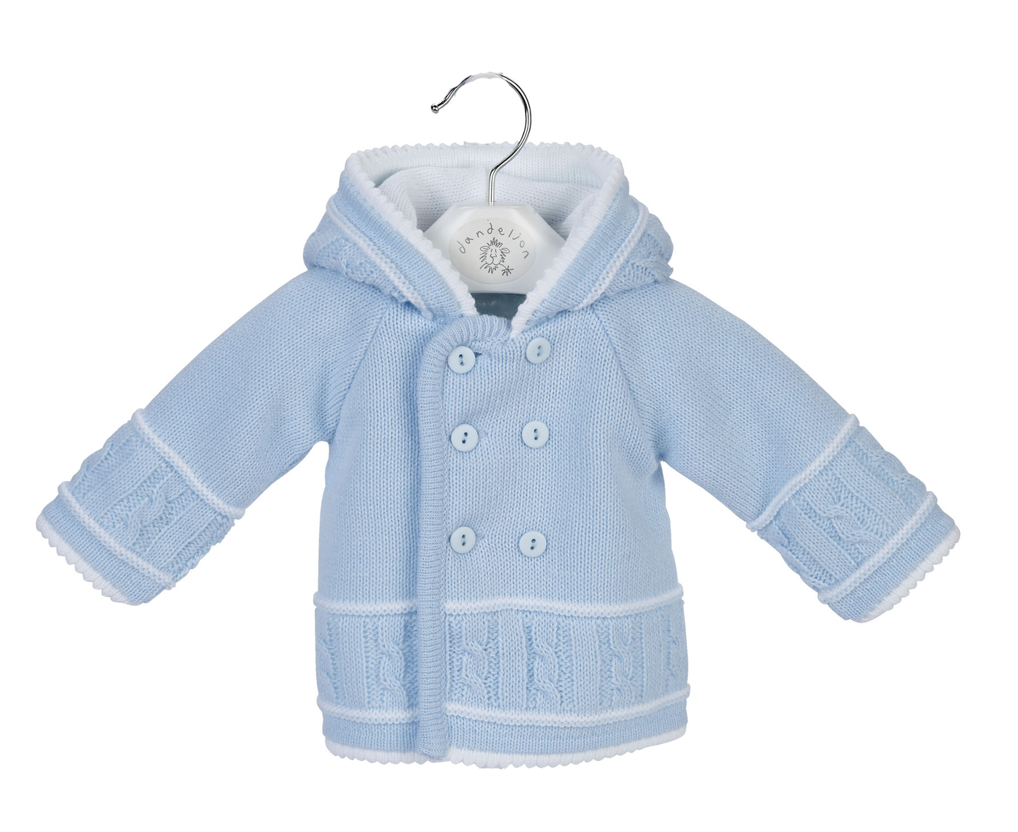 Sky Blue knitted Baby Cardigan Jacket