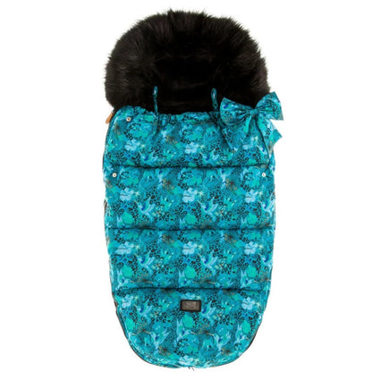 Faux Fur Collar Footmuff - Hummingbird