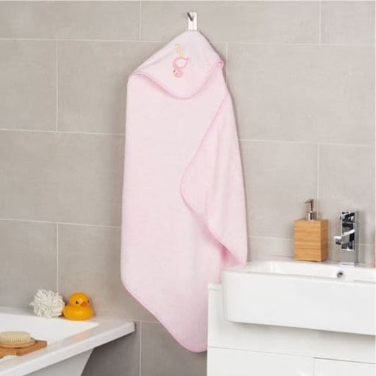 Flamingo Hooded Baby Towel