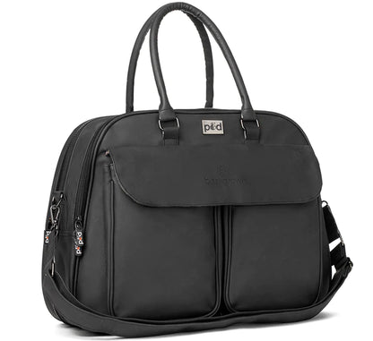 Baby Travel Crib Changing Bag - Vegan Black - Pod®