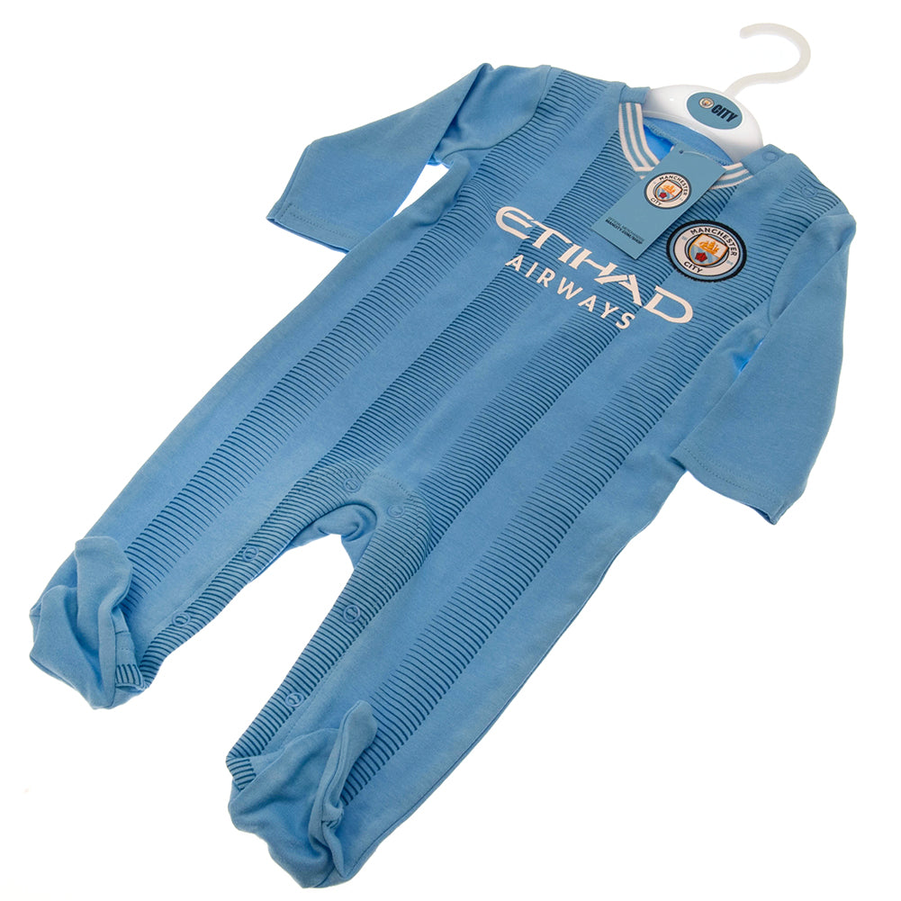 Manchester City FC Sleepsuit 6/9 mths ES