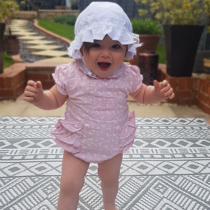 Baby Girls Floral Romper & Socks