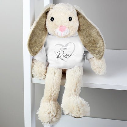 Personalised 'I Belong To' Bunny Rabbit