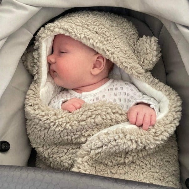 Teddy Pramsuit Swaddle Wrap